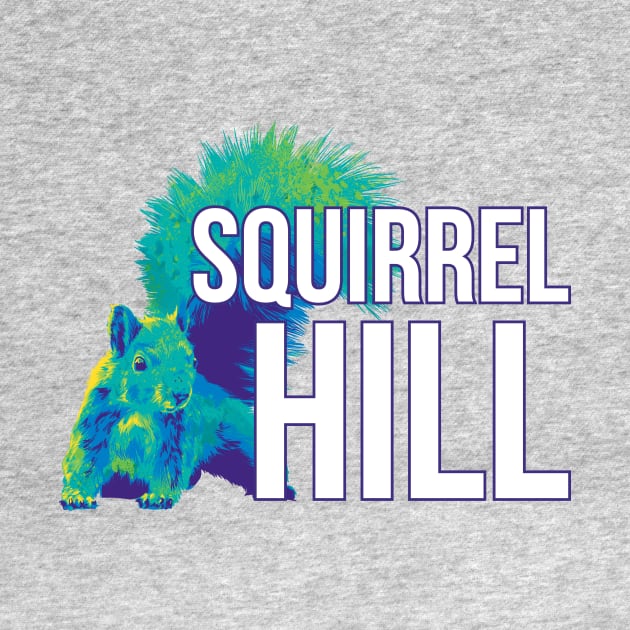 Squirrel Hill Pittsburgh Neighborhood Colorful by polliadesign